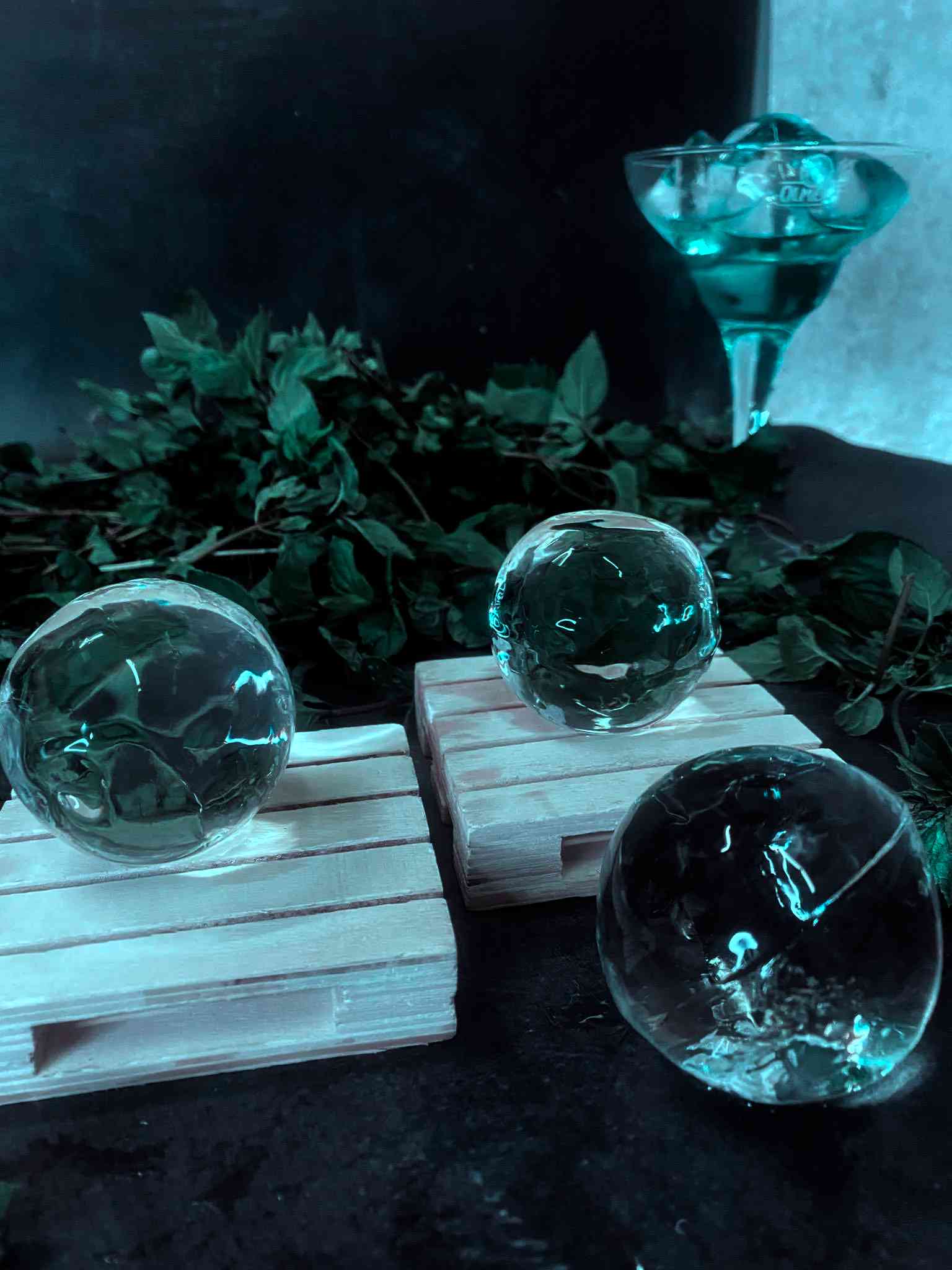 Japońskie kule lodowe średnica 6cm - najwolniejsze topnienie do whisky