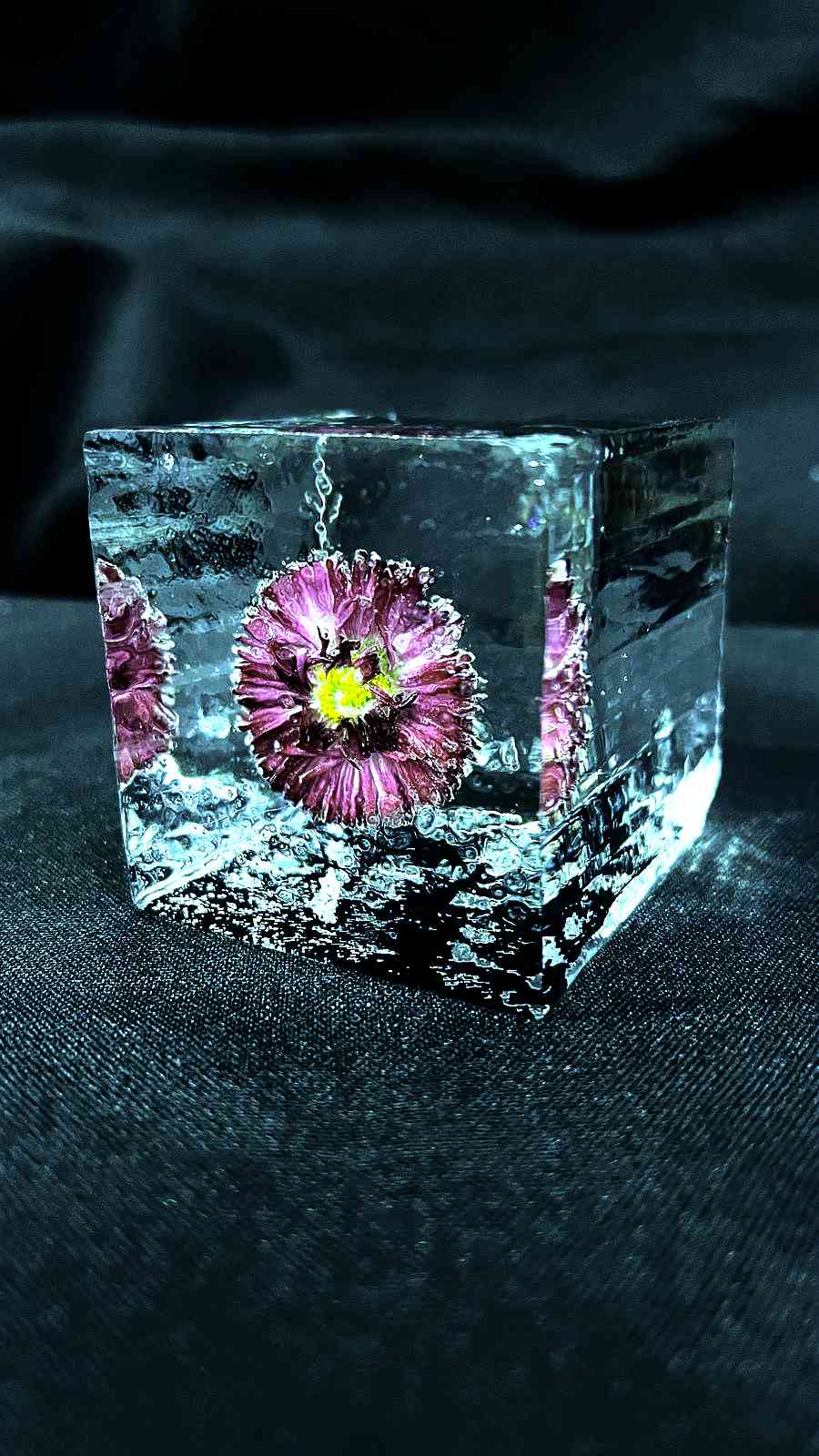 Kostki XXL z zamrożonymi owocami i dekoracjami - luksusowy lód do drinków